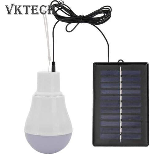 ALLOET 5V 15W 300LM Energy Saving Outdoor Solar Lamp USB Rechargeable Led Bulb Portable Solar Power Panel Outdoor Lighting New