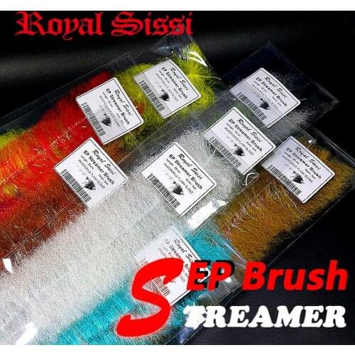 Royal Sissi 8colors/set EP streamer Brush 2'' wide EP Anadromus brushes salmon& steelhead saltwater flies fly tying materials