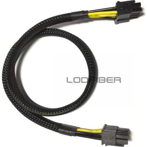 LODFIBER 8pin to 8pin Power Cable for Seasonic PSU and NVI DIA Quadro GPU 50cm