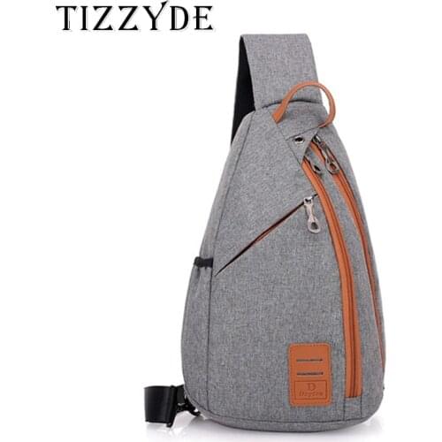 Men Backpack Chest Pack Casual One Shoulder Backpack Multifunction Crossbody Bag Travel Backpack Mochila Masculina Bolsas WFF257