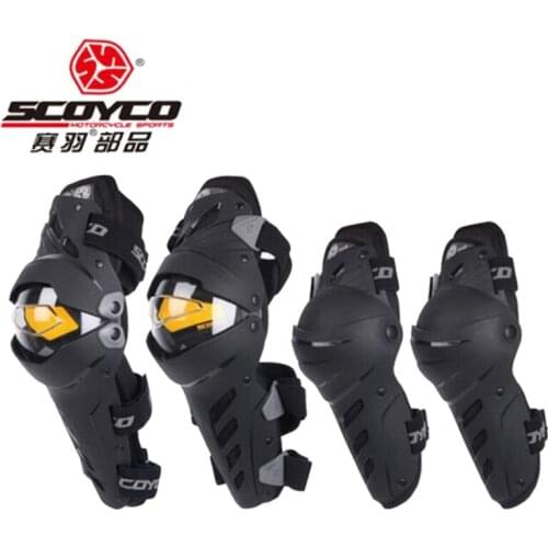 2019 New SCOYCO motorcycle gear Kneecap kneepad locomotive anti falling protector knee elbow riding equipment CE certification