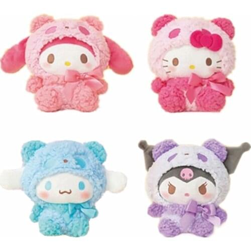 New Kawaii Cute Anime Cos Panda Plush Kids Stuffed Toys For Children Gifts 25CM