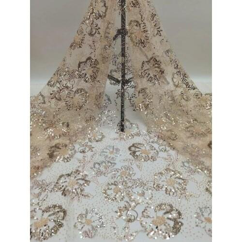 New style exquisite bead tube multi-color sequined tulle embroidery, suitable for fashionable ladies' skirts