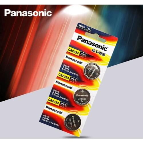 3pc/lot Original Battery Panasonic Car remote key 3V Li battery CR2354 button battery instrument and meter batteries