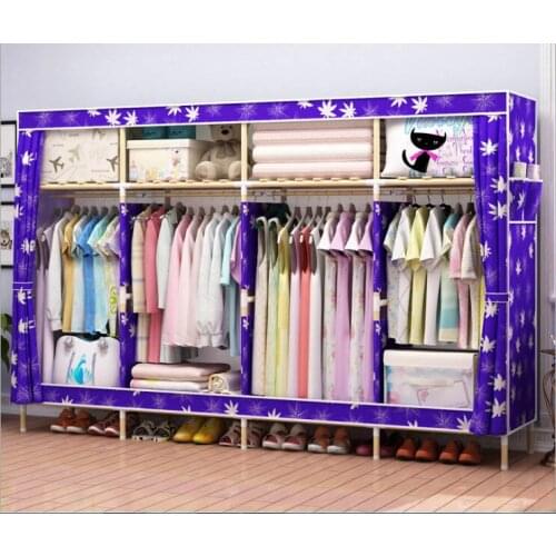 Latest wooden wardrobe length 210cm