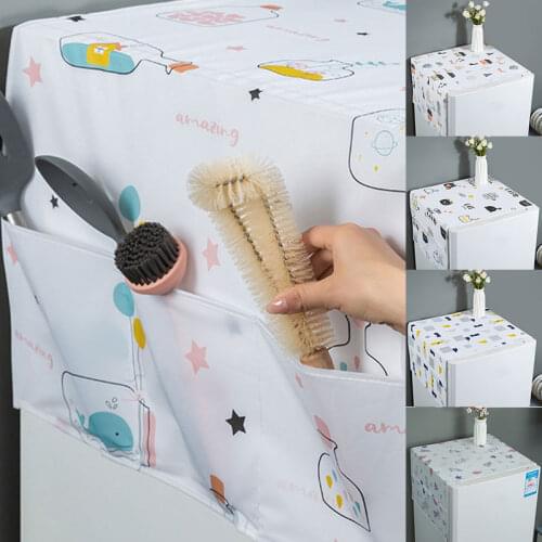 Beautiful Printing Colorful Refrigerator Dust Cover Home Appliance Waterproof Cover Dust Cloth Washing Machine Cover Hot Sale