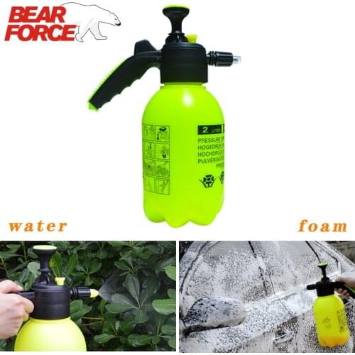 Hand pump foam sprayer hand Pressurized Foam Sprayer 2 Litre Pressure Foam Cannon Snow Foam Nozzle carwash car window cleaning