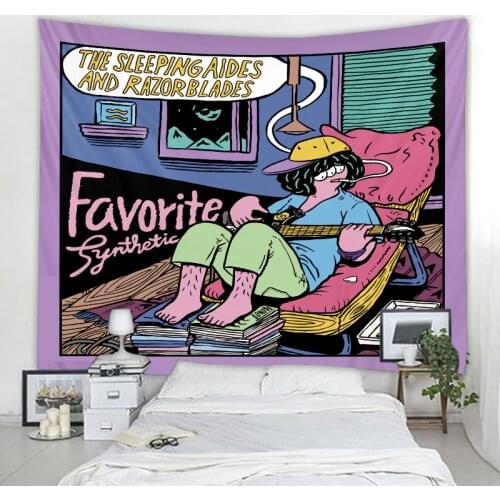 Nordic INS style beautiful girl tapestry mandala bohemian hippie wall decoration tapestry living room bedroom wall hangings