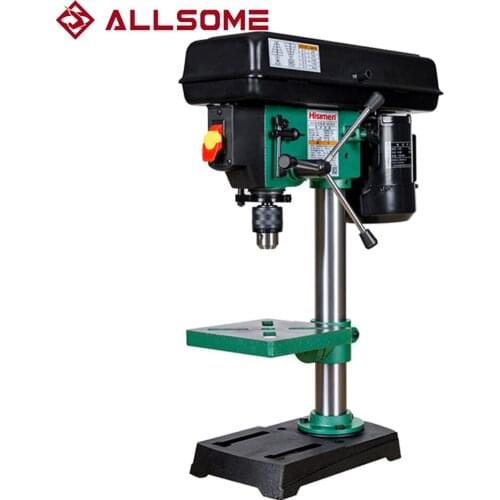 HISIMEN 8 inch HD2000 450W Variable Speed Drill Press Bench Drill Stand with Digital Speed Readout and Laser Light