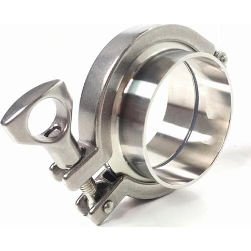 1" Tri Clamp x 19mm 3/4" Pipe OD + PTFE Strip SUS306 Sanitary Fitting Tri-Clamp Union Set Homebrew