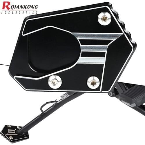 Motorcycle Kickstand Side Stand Extension Enlarger Foot Pad Plate FOR HONDA CB 650R 650 R CB650R Neo Sports Cafe 2019 2020 2021