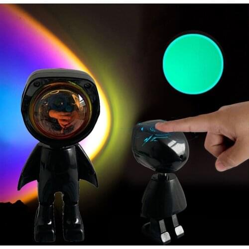 360 Degree Usb Rotating Projector Lamp Photography Background Family Party Living Room Bedroom Decoration Night Lamp