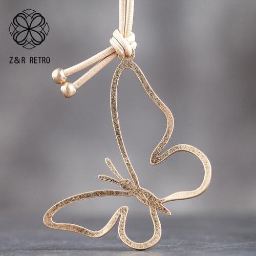 Butterfly Womens Necklaces Pendants Jewelry Decoration Fashion Custom Cute Collar Accessories Jewerly Valentines Day Gift Choker