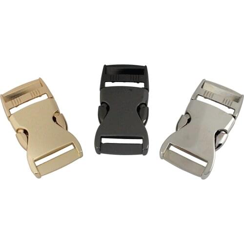 1pcs Metal Backpack Strap Buckle Quick Side Release Clasp for DIY Bag Luggage Outdoor Backpack Strap Belt Webbing Lether Craft