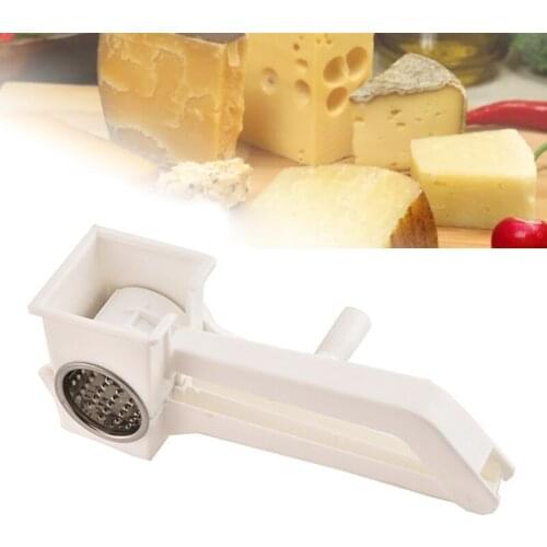 1Pcs Stainless Steel Cheese Grater Cheese Cutter Rotary Hand-Cranked Multifunction Grater Slicer Kitchen Tools