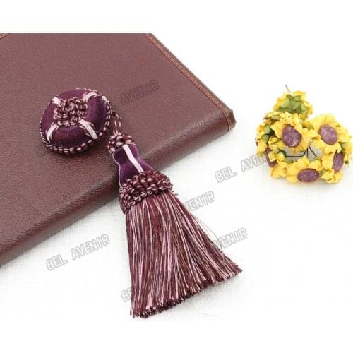 1Pcs Tassel Curtain Hanging Ball Room Accessories DIY Craft Tassels Fringe Pendant Table Flag Key Tassels Home Decoration