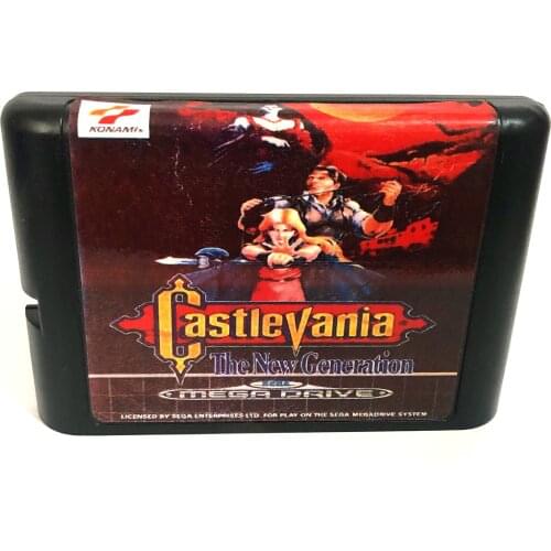 Castlevania The New Generation For SEGA GENESIS Mega Drive 16 bit Game Cartridge For PAL and NTSC Drop shipping