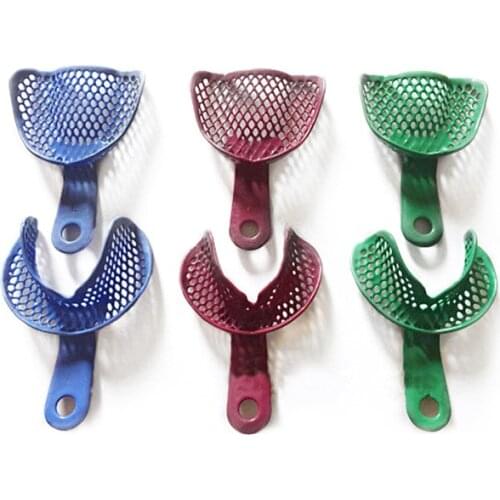 Dentistry Edentulous jaw tray Dental Impression Trays edentulous jaw tray Denture Model Materials L/M/S