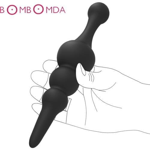 Anus Backyard Beads Anal Balls G Spot Super Long Anal Plug Prostata Massage Pagoda Butt Plug Sex Toys for Woman Men Gay buttplug