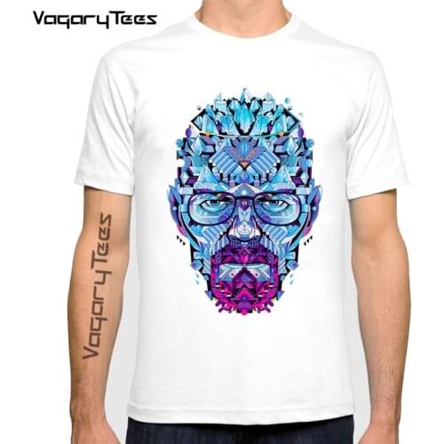 Breaking Bad Men T Shirts Retro T-Shirt TV Mr White Heisenberg Walter White Jessie Pinkman Funny Print Tees Short Sleeve Tops