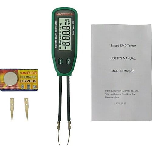 Mastech MS8910 Smart SMD RC Resistance Capacitance Diode Tester LCD display Multi Meter