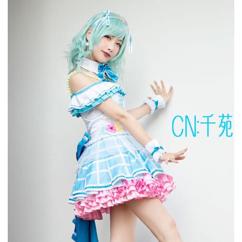 Cosplay Costume Anime Bang Dream! Hikawa Hina Pastel*Palettes Dream Illuminate Dresses Christmas Halloween Free shipping CG537