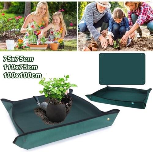 Garden Balcony Mixing Soil Operate Pad Upgrading Succulent Waterproof Floor Mats Household Repotting Plants Mat