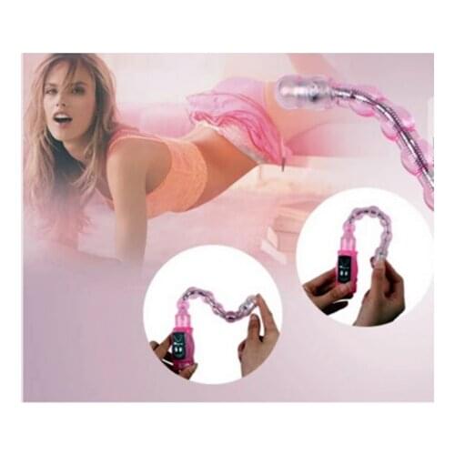 Candiway Soft Flexible Bendable Beginner Beads Butt Plug Trainer G spot Vibrator masturbation Vibrating Sex Toys For women