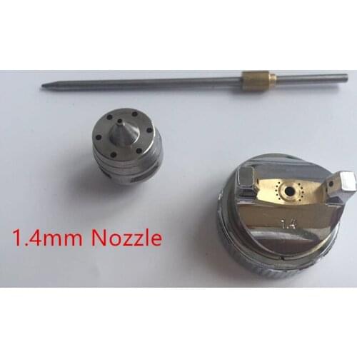 1.4mm 1.7mm 2.0mm Nozzle Set For Car Spray Gun Paint Spray Gun Pneumatic Parts