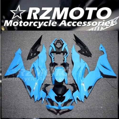Injection Mold New ABS Motorcycle Fairings Kit Fit for kawasaki Ninja ZX6R 2019 6R 636 body set Custom glossy white