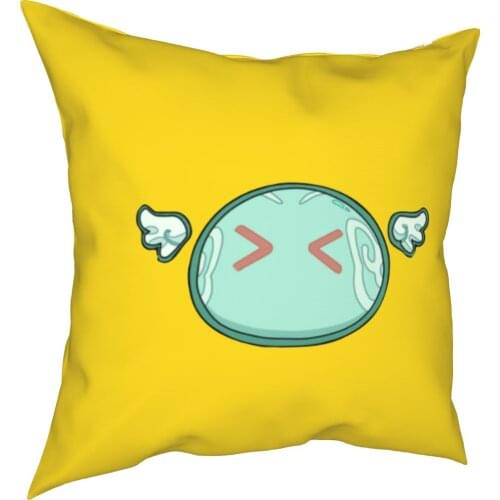 Genuine effects Anemo Mud pillow cases Anime game Pillows covers Genius Zipper Decorative cushion cover for sofa 45x45cm