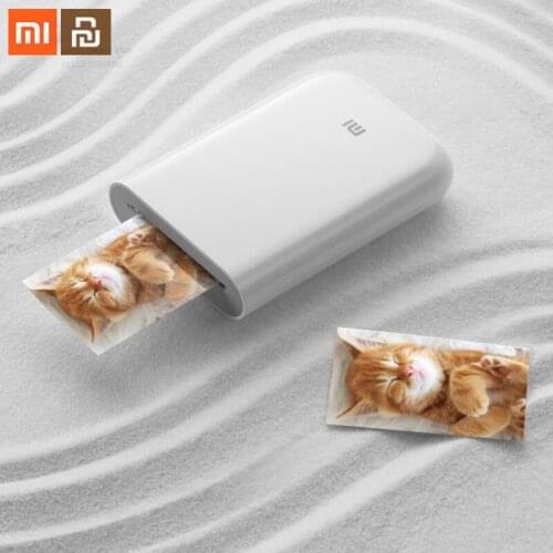 Original xiaomi Mijia printer 300dpi portable photo mini pocket DIY sharing 500mAh photo printer cooperation with Mijia smart