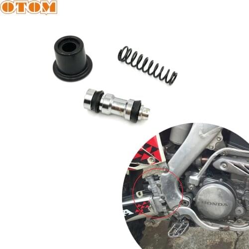 OTOM Motorcycle Rear Brake Pump Piston Plunger Repair Kit Cylinder Pistons V-type Oil Seal For HONDA CRF250R CRF250X Accessories