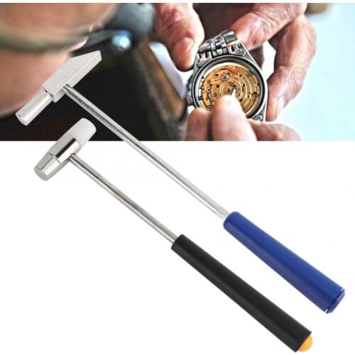 Professional Mini Portable Metal Double Head Jewelry Watch Repair Hammer DIY Watch Part Repairing Tool for Watchmaker