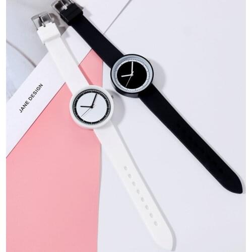 UTHAI CE53 Simple Creative Watch Male And Female Student Couple Trend Casual Ins College Style Girl Quartz Watch
