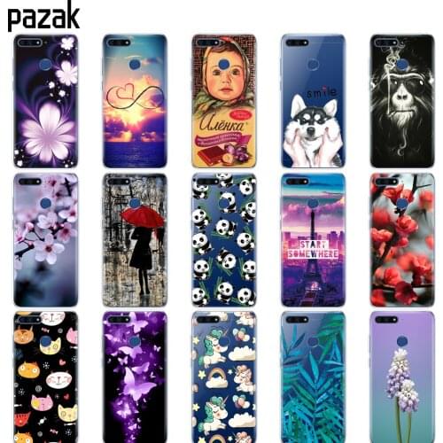 Silicone case for Huawei AUM-L29 honor 7a pro 5.7 inch Case Soft TPU Phone Back cover Protective For Huawei Honor7A pro 7aPRO
