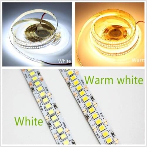 LED Strip 2835 SMD 240LEDs/m 5M 300/600/1200 Leds DC12V High Bright Flexible LED Rope Ribbon Tape Light Warm White / Cold White