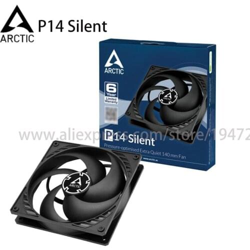 ARCTIC P14 Quiet 140 mm Fan For Water Cooling PC Case Fan Silent Pressure-optimised Extra,3Pin PWM 14CM 950RPM Mute,CPU Cooler