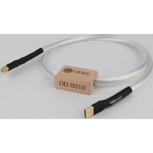 High Quality ODIN Top-Rated Silver Plated + Shield USB Cable Type A to Type B Hi-end Data Cable For DAC