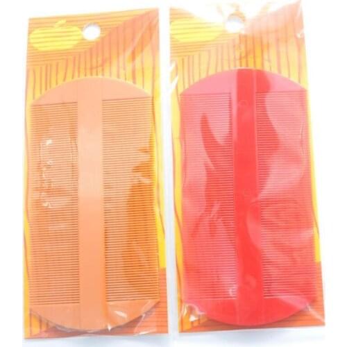 1pc Double Side Head Lice Comb Protable Nit Fine Tooth Head Lice Hair Combs for Styling Tools T0428