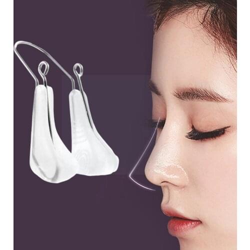 1pcs Soft Silicone Nose Clip Corrector Nose Shaper Lifting Beauty Corrector Nose Bridge Shaping Slimming Massager Clip Up T K0S7