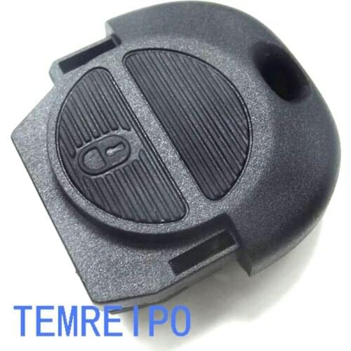 10pcs/lot Replacement 2 button remote key head Shell Case for Nissan Micra Almera Primera without key blade