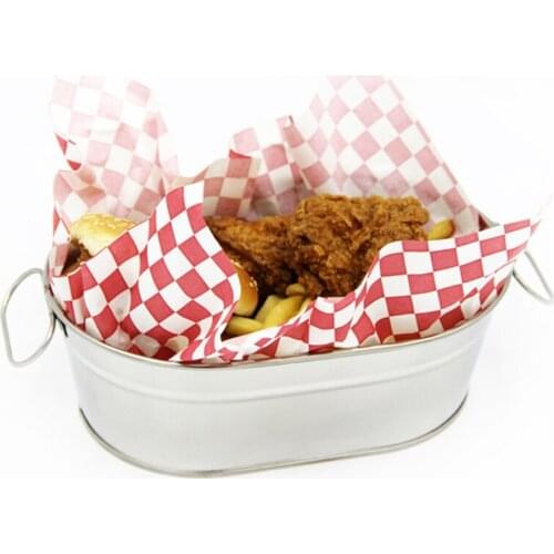 304 Stainless Steel Bread Ware Fast Food French Fries Food Tray Western Buffet Food Dishes Tableware Oval Basket Food Holder 1pc