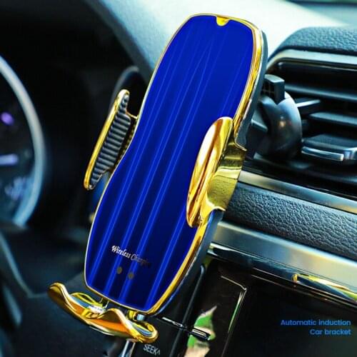 Car Mount Infrared Automatic Induction Charger forSamsung S10+/10 S9 Note10 Qi Car Wireless Charge Holder