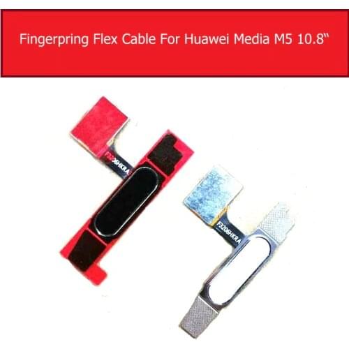 Fingerprint Home Side Button For Huawei MediaPad M5 10.8" CMR-W09 W19 CMR-AL09 AL19 Menu Return Key Button Replacement Parts