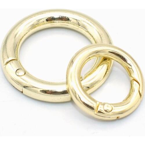 Bronze Spring Buckle 13/19mm O Ring Zinc Alloy Snap Trigger Buckle Spring Gate Clasp DIY Accessories Purse Bag Handbag Hardware