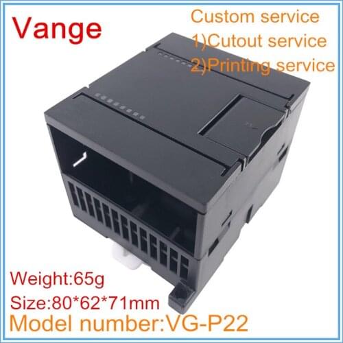 1pcs/lot black extrusion boxes housing 80*62*71mm ABS plastic injection instrument shell for digital control device PCB