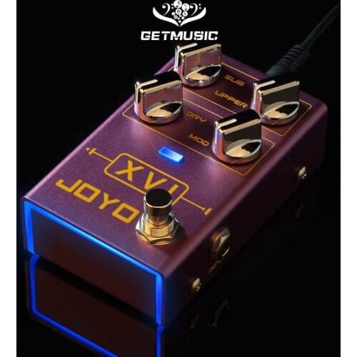 JOYO R-13 XVI Octave Pedal Effect, Guitar Effects Pedal, with MOD Modulation Effect, True Bypass