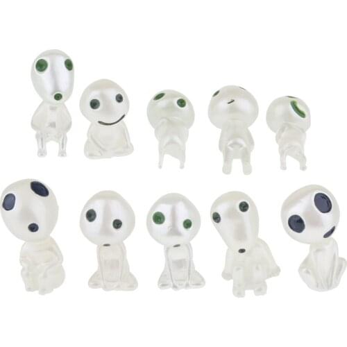 10x Luminous Tree Elves Doll for House Gardening Potted Decoration Ornament
