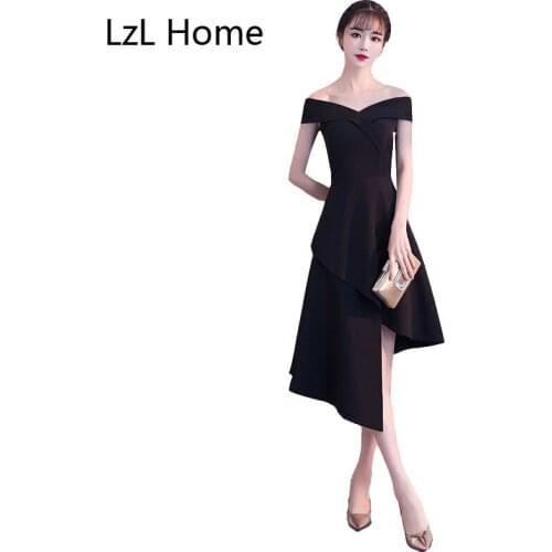 LzL Home Women's Evening Dresses Below The Knee
